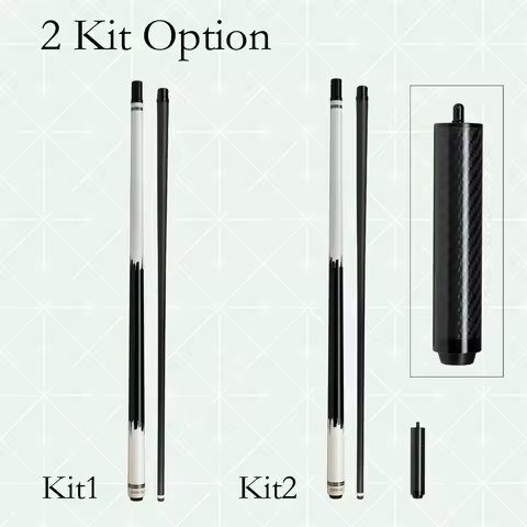 CUEDESG Carbon Fiber Pool Cue Stick,10.5mm/11.8mm/12.5mm Tip Professional Carbon Billiard Cue with P
