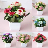 Modern Artificial Flower Bright-colored Artificial Bonsai Realistic Aesthetic Table Centerpiece Potted Artificial Flower