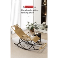 Summer rattan chair rocking chair home rocking chair adult leisure chair elderly leisure recliner