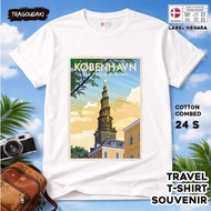 DENMARK Souvenir T-SHIRT DENMARK 10TAG made of 24s combed cotton