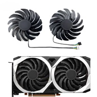 New For MSI Radeon RX6600 6600XT 6650XT 6700XT 6750XT MECH 2X Graphics Card Replacement Fan PLD10010