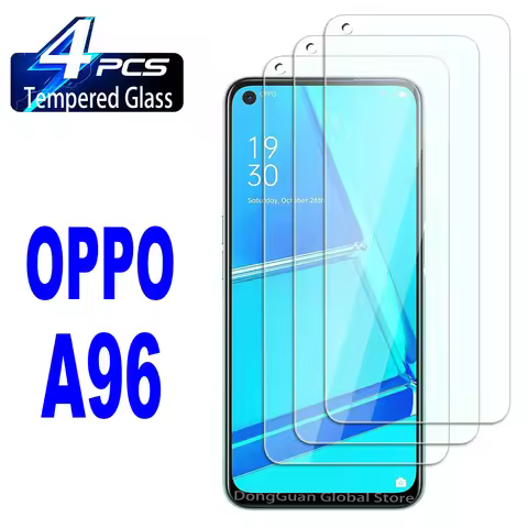 2/3/4Pcs Tempered Glass For OPPO A96 Screen Protector Glass EU Version