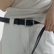 Tintin Korea Genuine Korean Bucks & leather Small Square Simple Cowhide Belt BY08