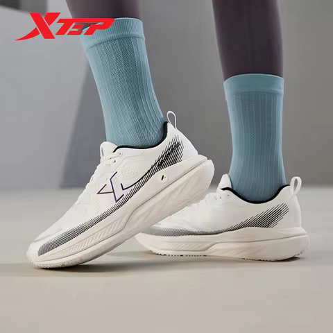 Xtep Xingyun DC Running Shoes For Women Spring Breathable Women's Sports Shoes Thick Sole Lightweigh