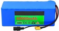 36V 68Ah Li-ion Battery Pack, Rechargeable E-Bike Battery for E-Bikes, Scooters, and E-Assisted Bicy