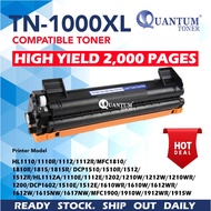 QUANTUM Compatible TN1000 TN-1000XL for Brother HL-1210 HL-1110 DCP-1510 DCP-1512 DCP-1610W MFC-1810