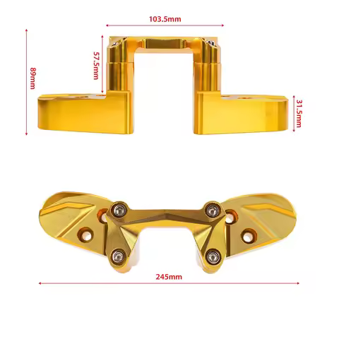 22/28mm Universal New Motorcycle Height Increase Adapter Variable Bar Riser Clamp For Pulsar NS200 B