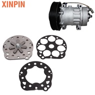 xinpin Compressor Valve Plate Kit  AC Assembly with Gasket Metal Air for 7B10 Series Conditioner