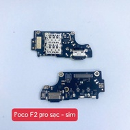 Charging assembly, charging board, charging power cable, sim socket assembly for xiaomi poco F2 pro,