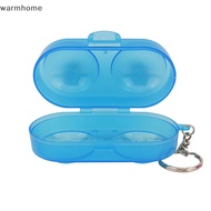 WHE Plastic 2 Ping-pong Balls Storage Box  Storage Case With Key Chain For Sport Training Accessories WHE