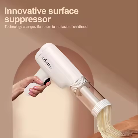 Automatic Pasta Maker Machine Handheld Electric Noodle Maker 6in 1 Cordless Portable Spaghetti Noodl