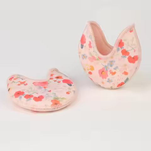 Pointed Shoe Print Foot Cover Ballet Dance Accessories Double Opening Toe Cover Silicone Foot Cover