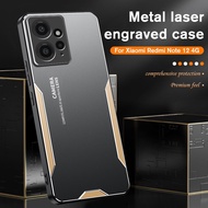 For Xiaomi Redmi Note 12 pro plus 5G metal knife holder phone case Xiaomi Redmi Note 12 pro plus Note 12 Pro Speed Note 12S Note 12 4G 5G acrylic frosted anti drop protective case