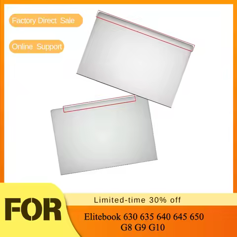 LCD Back Cover Case / Screen Lid Housing Shell Silver For HP Elitebook 630 635 640 645 650 G8 G9 G10