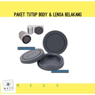 1 Set Body & Lens Cap Package sony A7 A7C A7II A7R A7RII A7S A99 Rear Cap