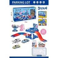 Stitch Parking Lot Slide Racing Car Toy For Kids