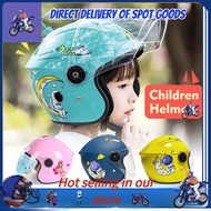 Motorcycle protective gear ☀NEW  Kids Motorcycle Helmet Cartoon Children Helmet Protection Safety Helmet Half Face Helmet Topi Motor Keledar 儿童头盔☀