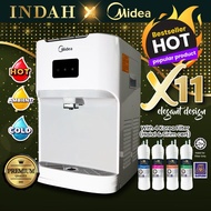 Midea Mild Alkaline Water Dispenser Hot Normal Cold X Series X11 / X12 With 4 JAKIM Halal SIRIM Korea Technology Water Filter