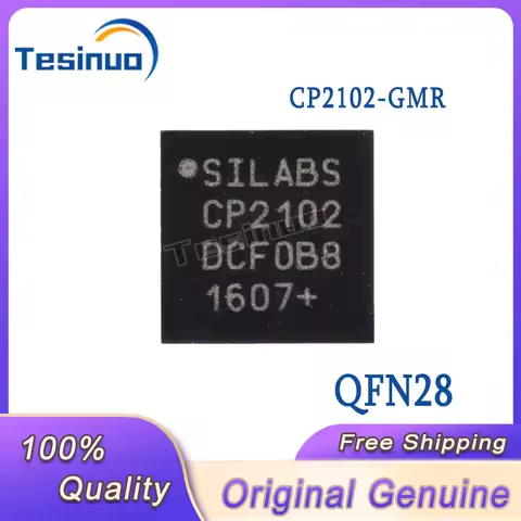๏ผ5/pieces๏ผ New Original CP2102-GMR QFN-28 USB to UART bridge controller chip In Stock