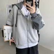 S - XXXXXL(6XL) XUIOTXX COMBINATION Hoodie Jumbo Bigsize Korean Style Fleece Jacket for Women and Me