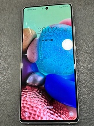 三星  Samsung  Galaxy  A71  5G（SM-A716B/DS）8+128G  銀色 二手良品、單機無配件、功能正常。外觀九成新、螢幕有細微烙印。