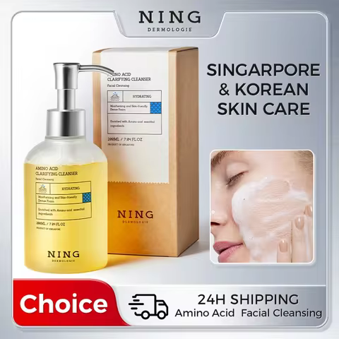 200ML Amino Acid Korean Facial Cleanser with Salicylic Acid Help with Pore Tighten, Acne & Blackhead