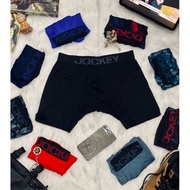 Combo of 3 Big Size Jockey Men's Underwear - 4-Way Stretch Boxer, Soft and Cool, Large Size 70-110kg