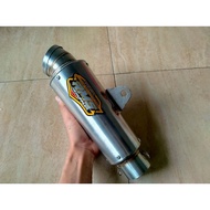 RMS Motorcycle Exhaust Silencer Round Short Sarteng Not JRM DPJ DSM