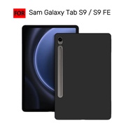 HP Samsung Tab S9 Case / S9 FE Softcase PREMIUM BLACK MATTE Case Casing Samsung Tab S9hp / S9 FE