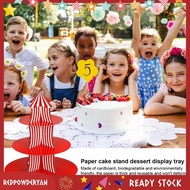 [Stock] Cardboard Cupcake Stand Tiered Cake Stand Multipurpose Cardboard Cake Stand Practical Cake T