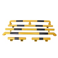 Parking Space Stopper Steel Pipe Parking Space Parking Lot Stopper Wheel Locator Garage Ground Stopp