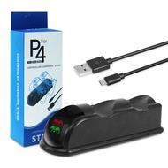Fast for PS4 Controller Charging Dock Station Dual Charger Stand with Status Display Screen for Play
