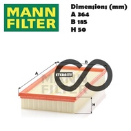 MANN-FILTER Air Filter C 37 153 - For Volkswagen VW Golf IV 1J1 1J5, Golf IV 1J1 1J5 3.2 R32, Audi T