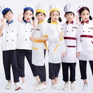 Er~Children's Chef Clothes Suit Primary School Students Kindergarten Little Performance Baby~Baby Sm