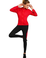 VICKISUI Active Wear Sets for Women -Workout Clothes Gym Wear TracksuitsYoga Jogging Track Outfit Le