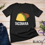 Cotton men's T-shirt  Capybara Gift Kids Tacobara Funny Capybara Tacos T-Shirt Unisex T-shirt XS-3XL