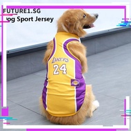 FUTURE1 Dog Vest, Large 4XL/5XL/6XL Dog Sport Jersey, Summer Medium Breathable Basketball Clothing Apparel