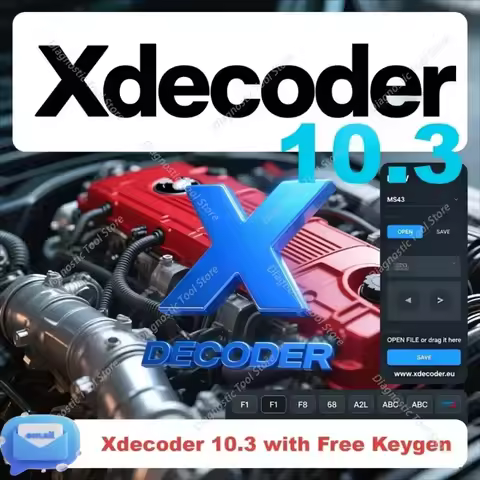 2026 Xdecoder 10.3 Full Verison for Hyundai/VAG EDC15 EDC16 EDC17 Xdecode with Keygen DTC Remover Cr