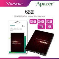 APACER AS350X 2.5" INT SSD PANTHER SATA III INTERNAL SOLID STATE DRIVE WITH 3D NAND FLASH -128GB / 2