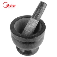 Meier Stone Mortar With Pestle Durable Sand-Free Coating Surface