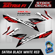 Suzuki SATRIA/RAIDER F150 Fi Stock Decals 2021