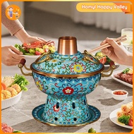 Homyl Old Beijing หม้อไฟ Shabu Shabu ทองแดงให้ความอบอุ่นพบปะครอบครัวปาร์ตี้ทำอาหารบ้านร้านอาหาร Mini
