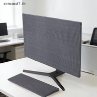 xeroxoxl7 Universal Monitor Cover Dustproof Fabric Sleeve for 19-37 inch Screens Ideal for Workspace