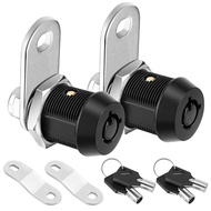 Cabinet Lock with Key 5/8 Inch Heavy Duty Tubular Cam Lock for RV Compartment Storage Lock Full Set 