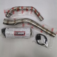 AHM (M3-SZR) EXHAUST PIPE - HONDA RS150 (SILENCER) 35MM 38MM 51MM