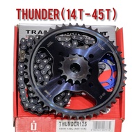 PAKET GEAR RANTAI THUNDER 125/ GER SET THUNDER PLUS RANTE