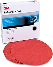 3M 01677 Hookit Red 8" P80 Grit D Weight Abrasive Disc (Pack of 5)