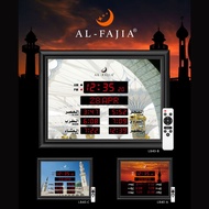 Led Digital Adhan Clock Murrotal Al Quran 30 Juz Al-Fajia Premium Prayer Schedule 5 Automatic Time Date Temperature