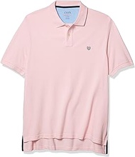Men's Big &amp; Tall Pink Short Sleeve Classic Fit Everyday Polo Shirt-B&amp;t