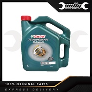 Castrol GL-4 80W-90 Transmax 4 Litres Automotive Minyak Gearbox 80W90 Manual Gear Oil Proton Wira Sa